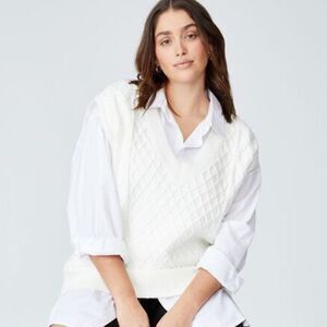 Cotton On Trendy Plus Size Cable Tunic Vest